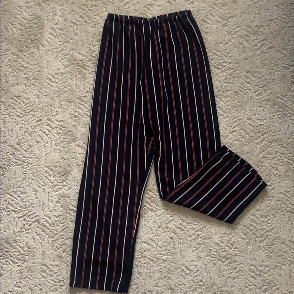 Stretchy striped pants